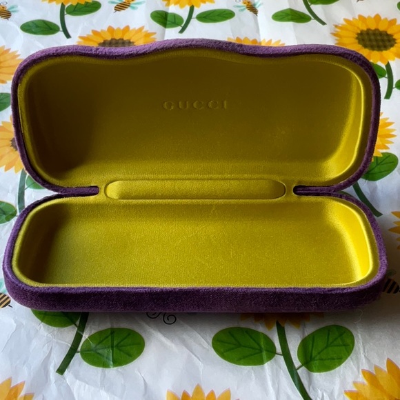 πππ GUCCI VELVET EYEGLASS CASE πππ - Picture 6 of 16